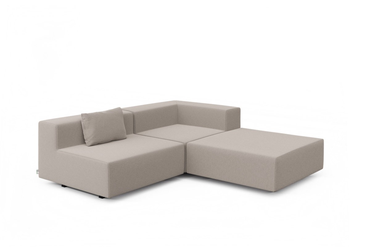 Set lounge da giardino in 3 pezzi LOOP